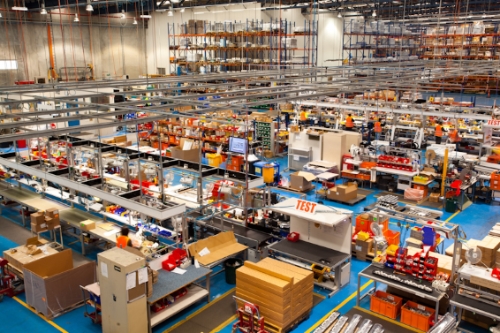 Interior industrial photograph of a factory in Sydney.